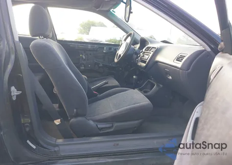 2000 Honda Civic Ex из США, поврежденный, VIN 1HGEJ8243YL114569